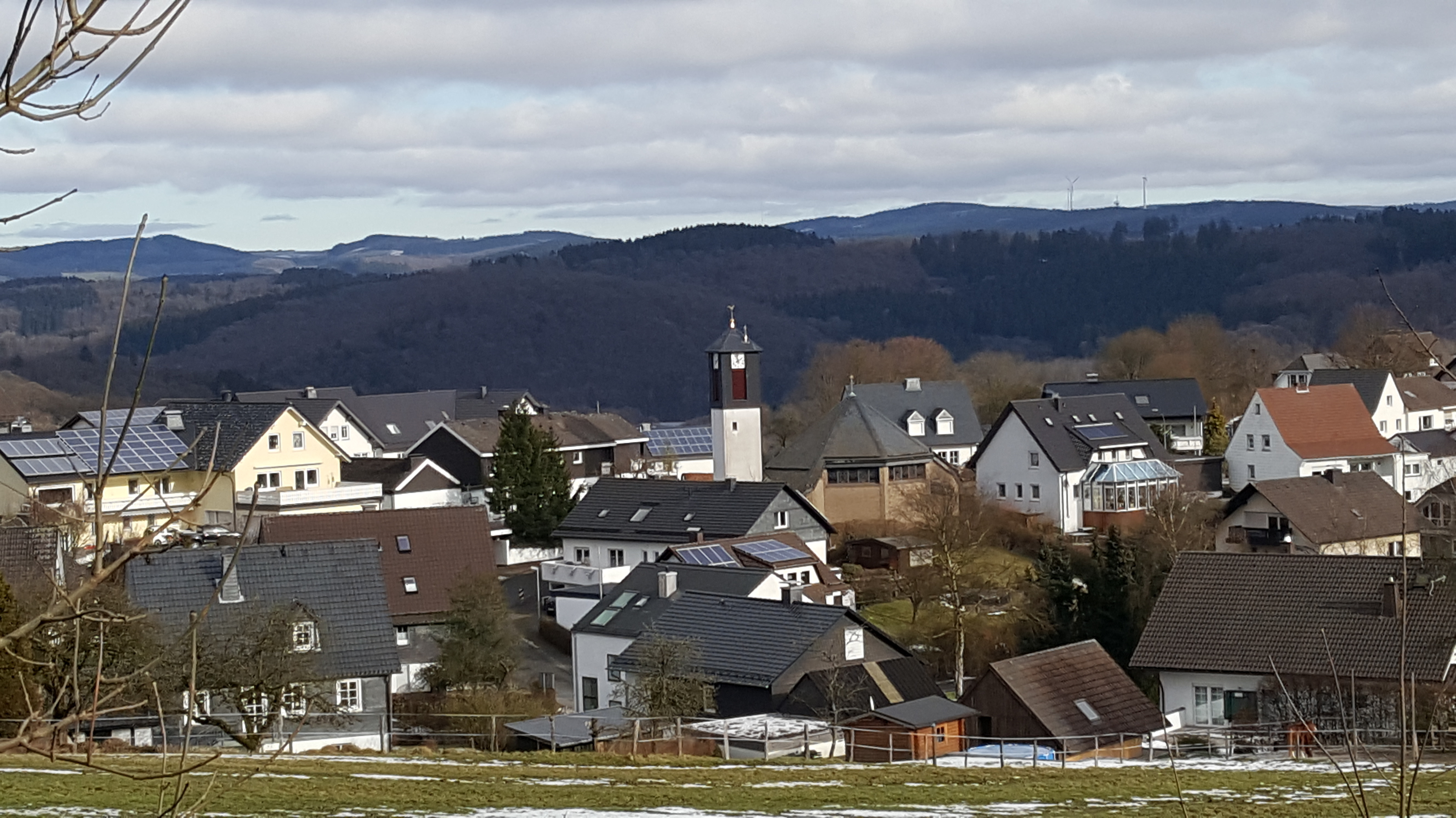 Blick auf den Ortsteil Frenkhausen